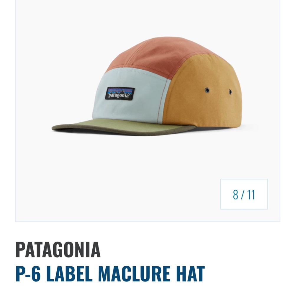 Patagonia P-6 Maclure Hat in Wispy Green